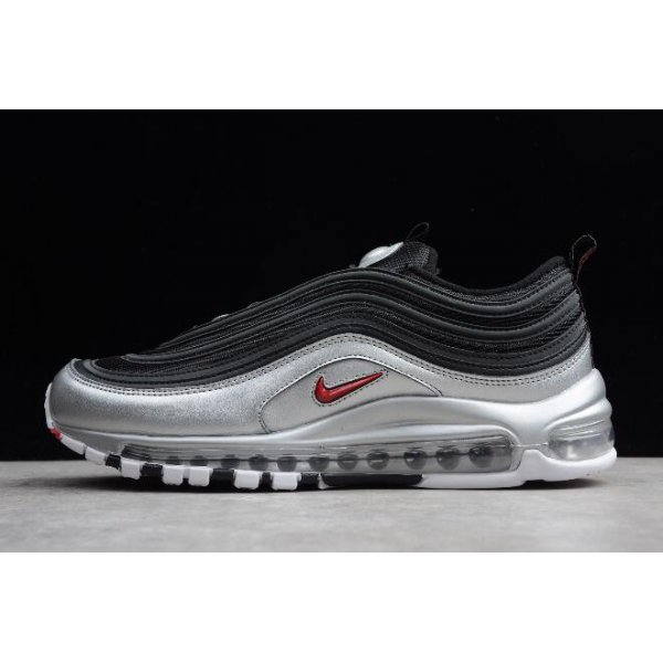 Nike Air Max 97 Qs Siyah / Kırmızı / Metal Gümüş Koşu Ayakkabısı Türkiye - J79MGDB5